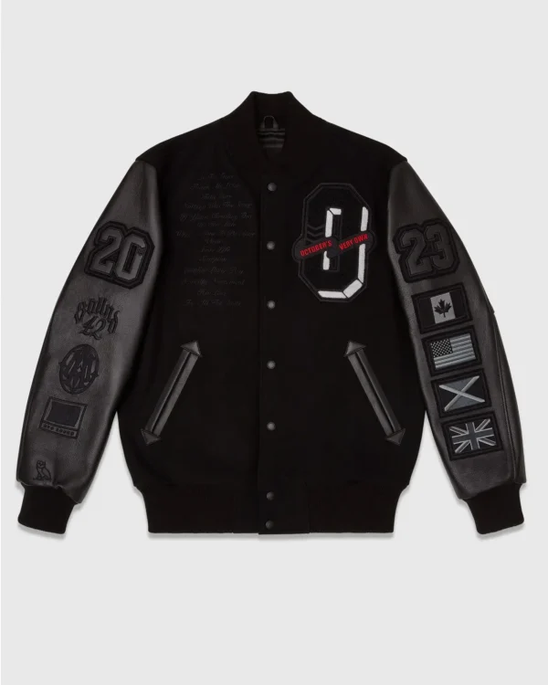 For All The Dogs OVO Varsity Jacket
