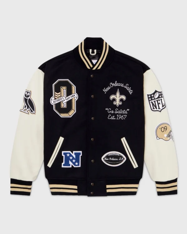 NFL New Orleans Saints OVO Varsity Jacket